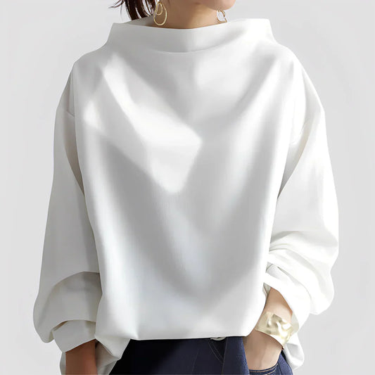 Eleganter rollkragenpullover von romayne – damen