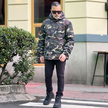 Arctic shield outdoorjacke orange grau - max