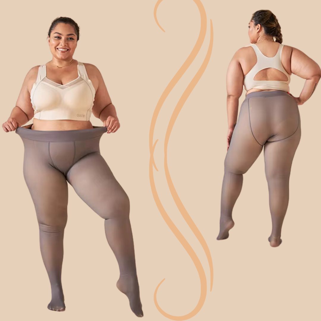 Schwarze Elegante Warme Strumpfhose für Damen – Clara