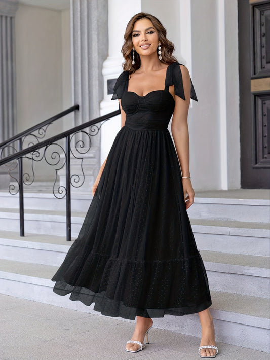 Schwarzes Elegantes Abendkleid - Luisa