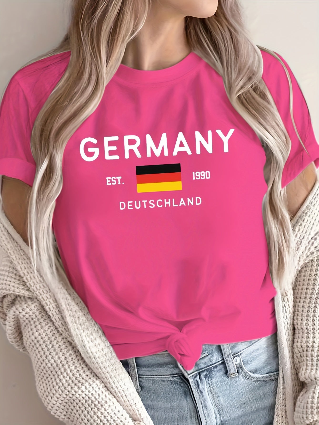 Deutschland Print T-Shirt - Lena