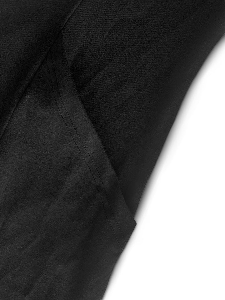 Schwarzes maxikleid mit mesh-armeln - Elena