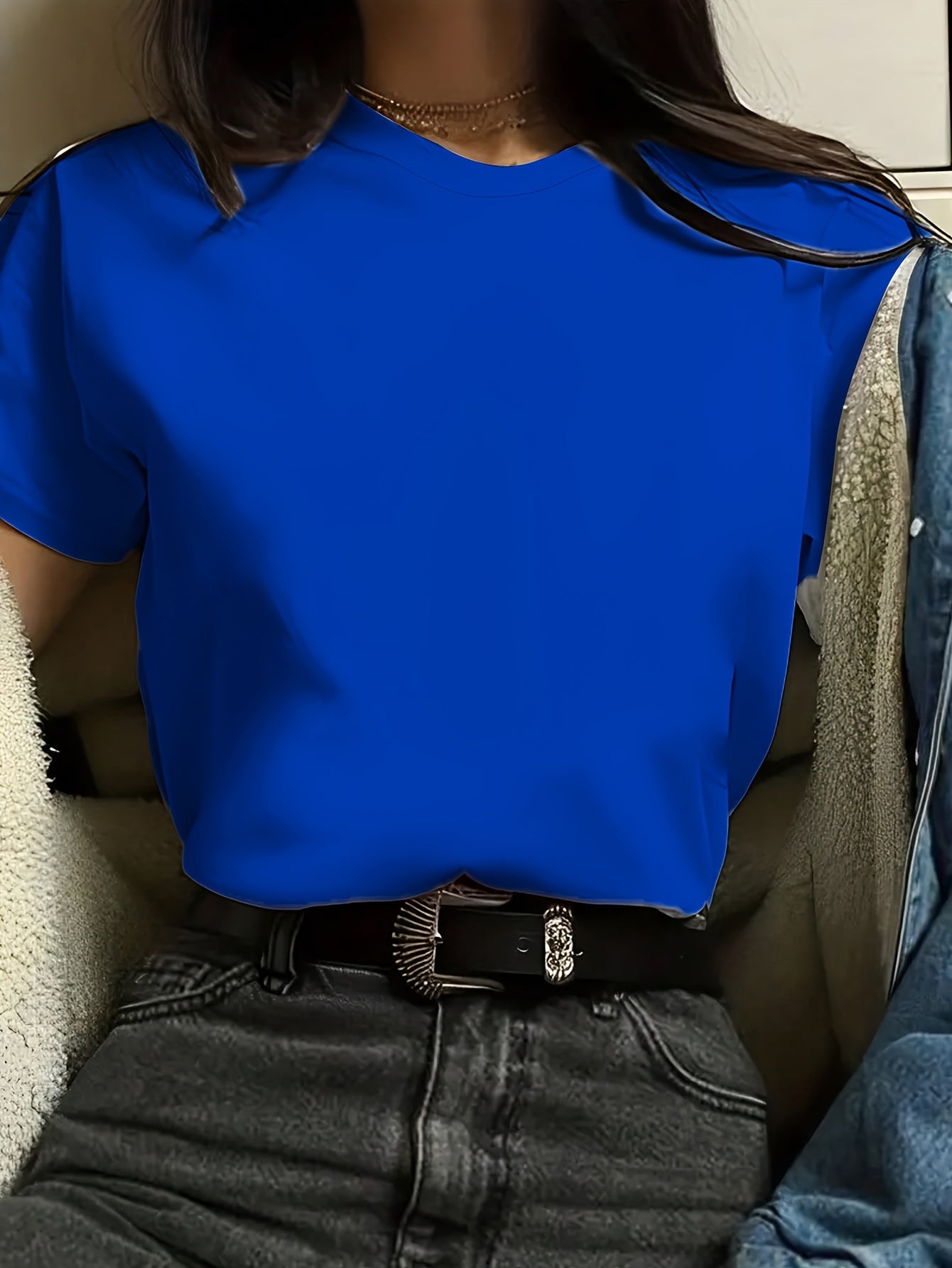 Weißes Basic-T-Shirt - Emma