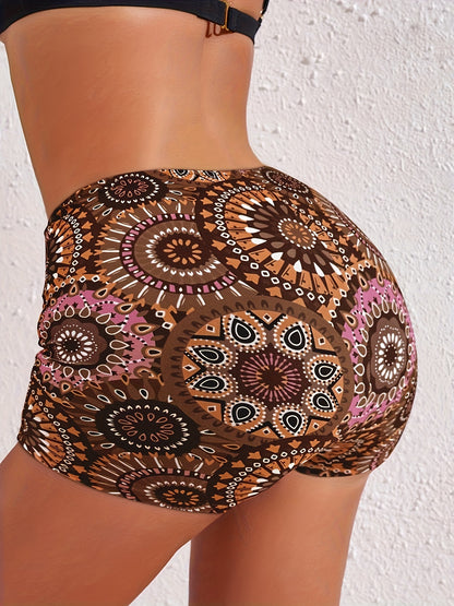 Badeshorts mit Tribal-Blumenmuster - Lena