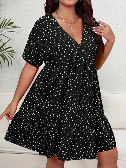 Fuchsiafarbenes Plissee-Kleid- Lena