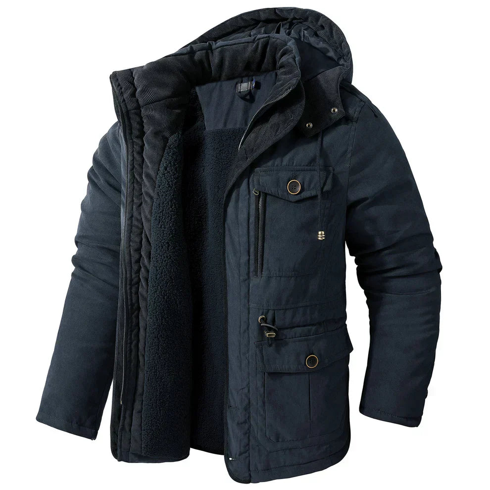 Moderne thermojacke von Kash mit fleecefutter – herren