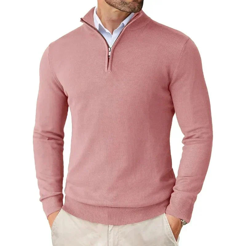 Bowen moderner half-zip-pullover – herren