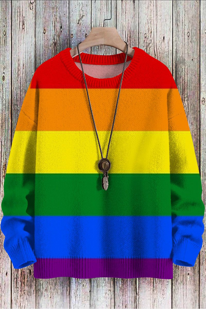 Rafferty - regenbogen-pullover-hoodie für männer