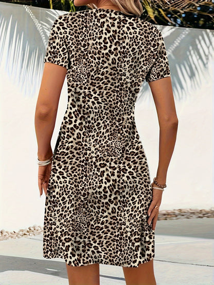 Leopard Print Minikleid - Jana