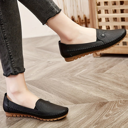 Schwarze Damen Loafers - Lena
