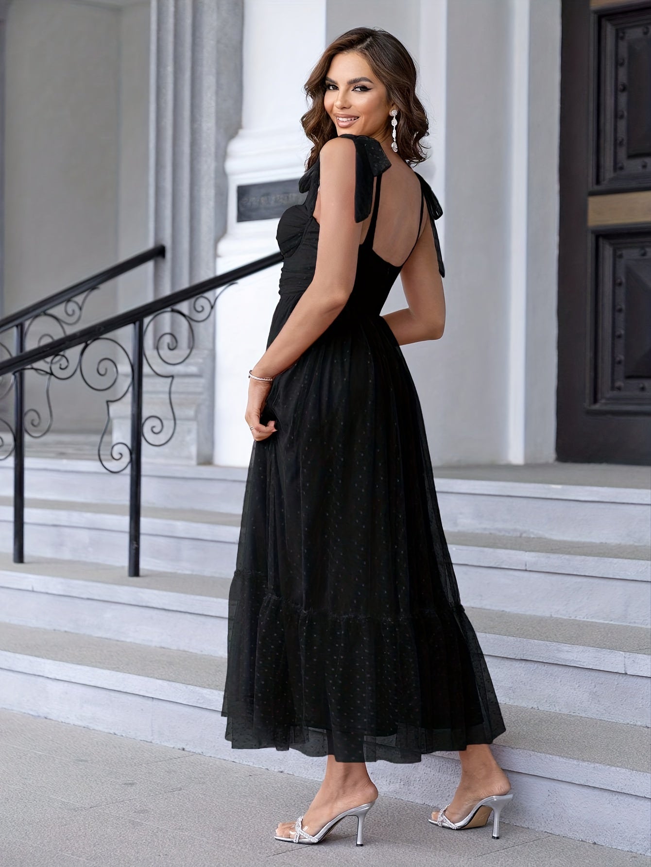 Schwarzes Elegantes Abendkleid - Luisa
