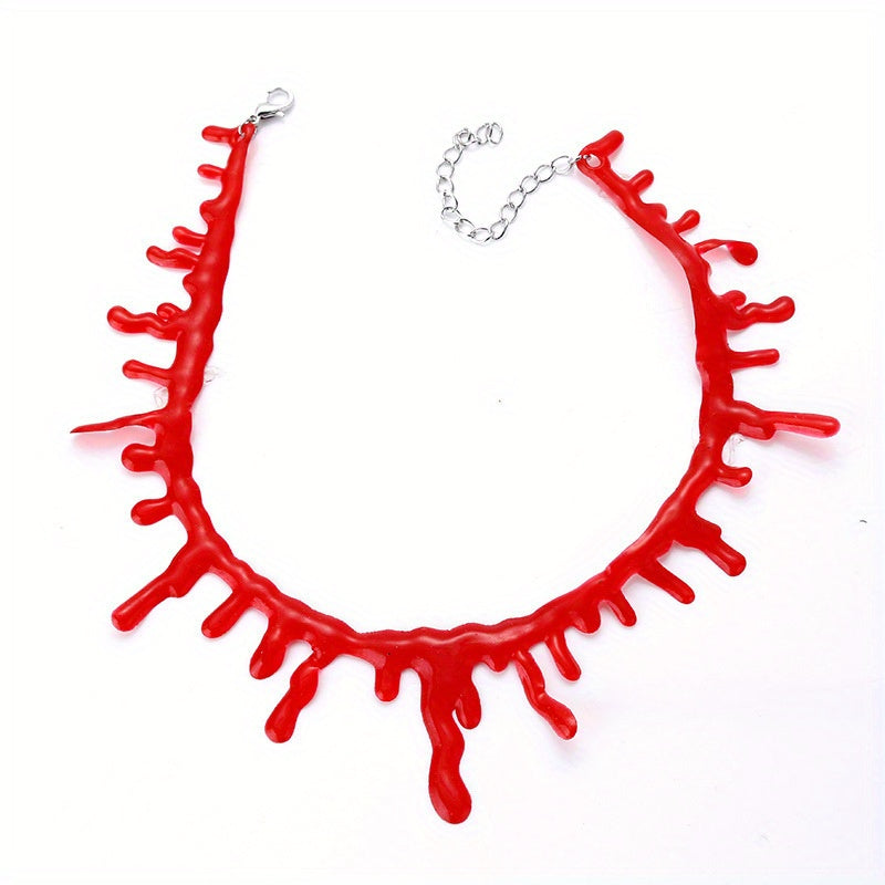 Halloween Horror Blutstropfen Choker