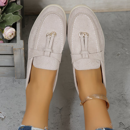 Beige Elegante Loafers - Anna