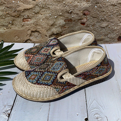 Bunte Geflochtene Slipper - Maya
