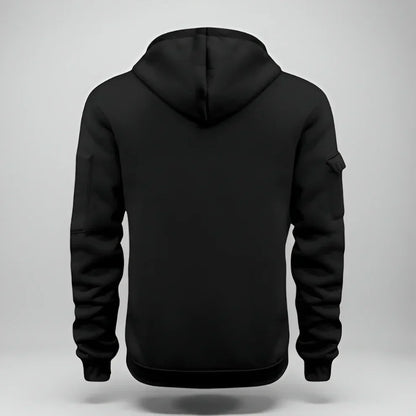 Herren-hoodie mit halbem reißverschluss – herren