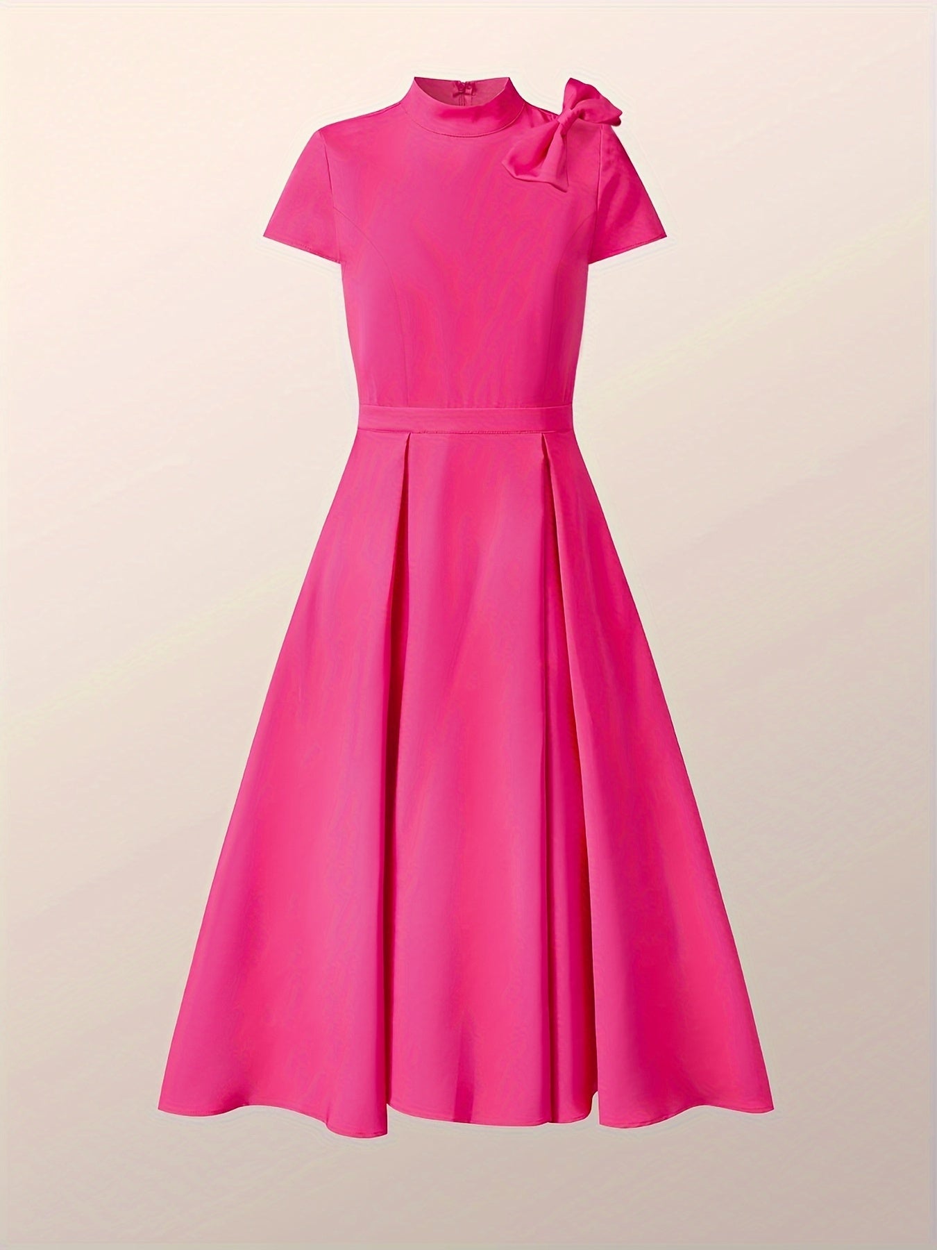 Sonnen-gelbes midikleid - isabella