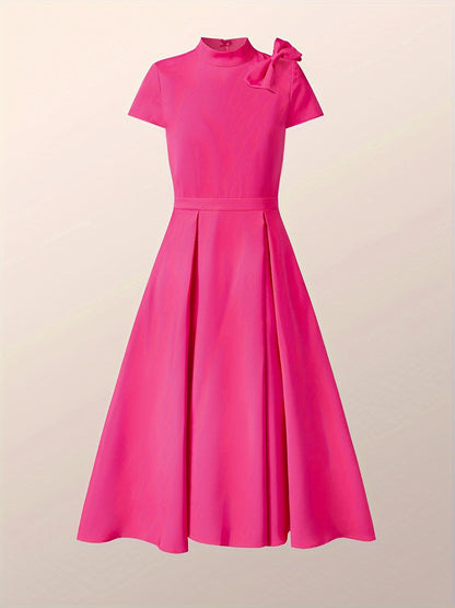 Sonnen-gelbes midikleid - isabella