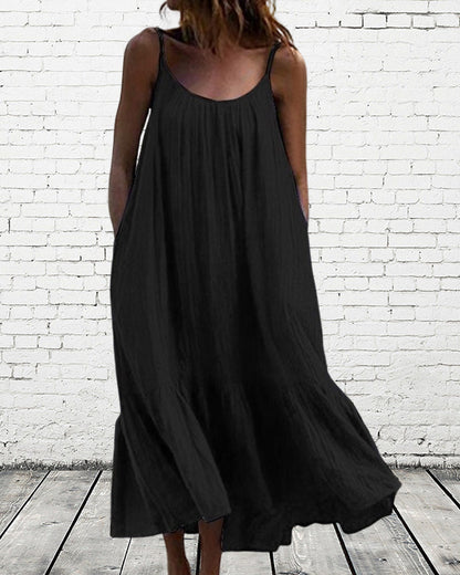 Sophie - weißes sommer-maxikleid