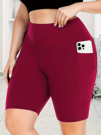 Dehnbare Taschen-Shorts - Rosa