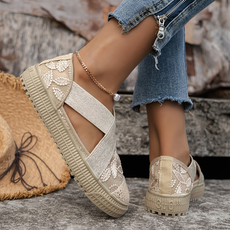 Beige Sommersandalen - Mia