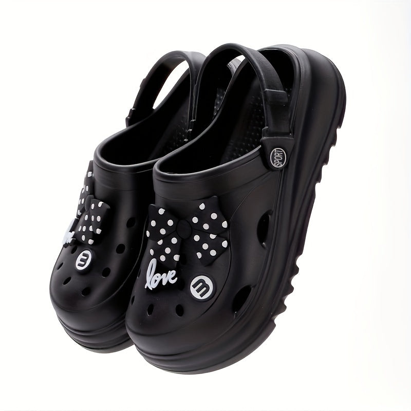 Schwarze Garten-Clogs - Klara