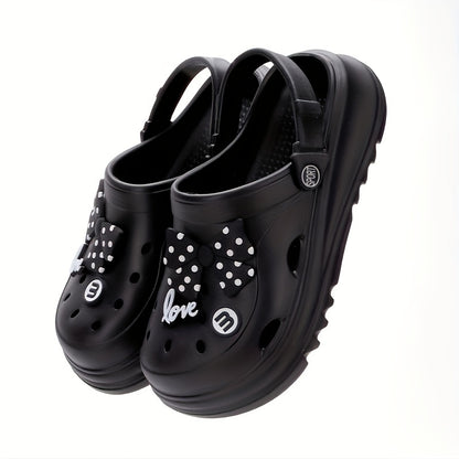 Schwarze Garten-Clogs - Klara