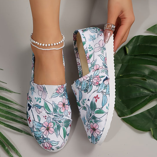 Blumige Eleganz-Loafer - Nina