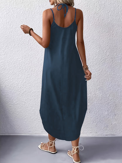 Armeegrün Cami Sommerkleid - Eva