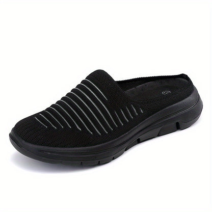 Schwarze Komfort-Slipper - Emilia