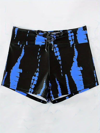 Weiße High-Waist Badeshorts - Jana