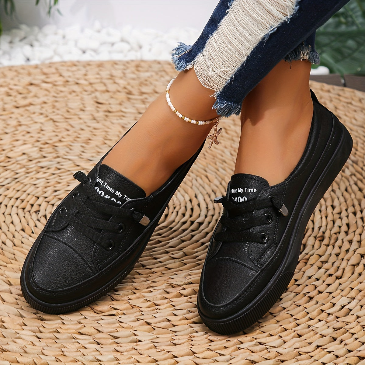 Weiße Elegante Sneaker - Sophia