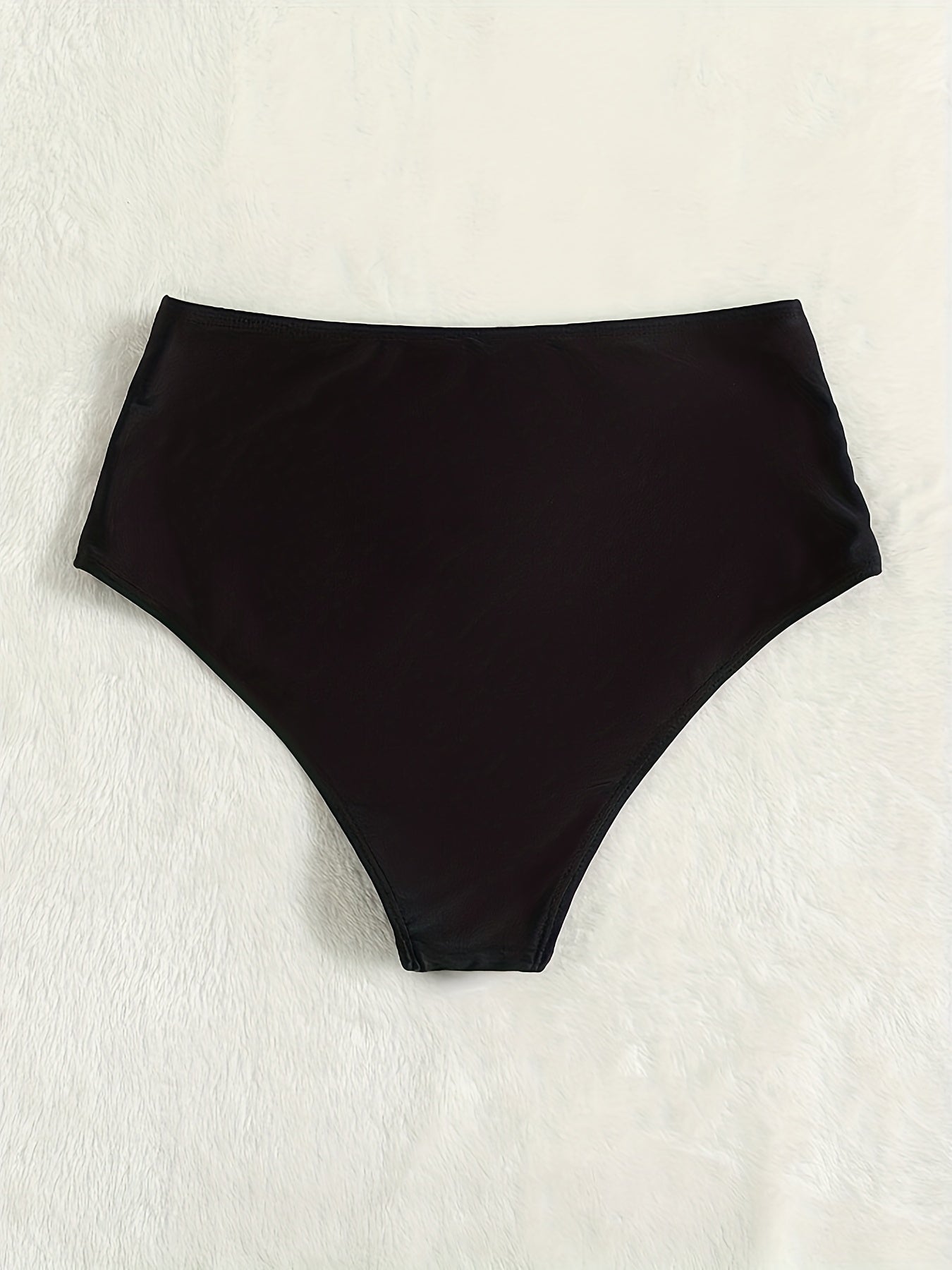 Schwarze High-Waist-Bikinihose - Mila