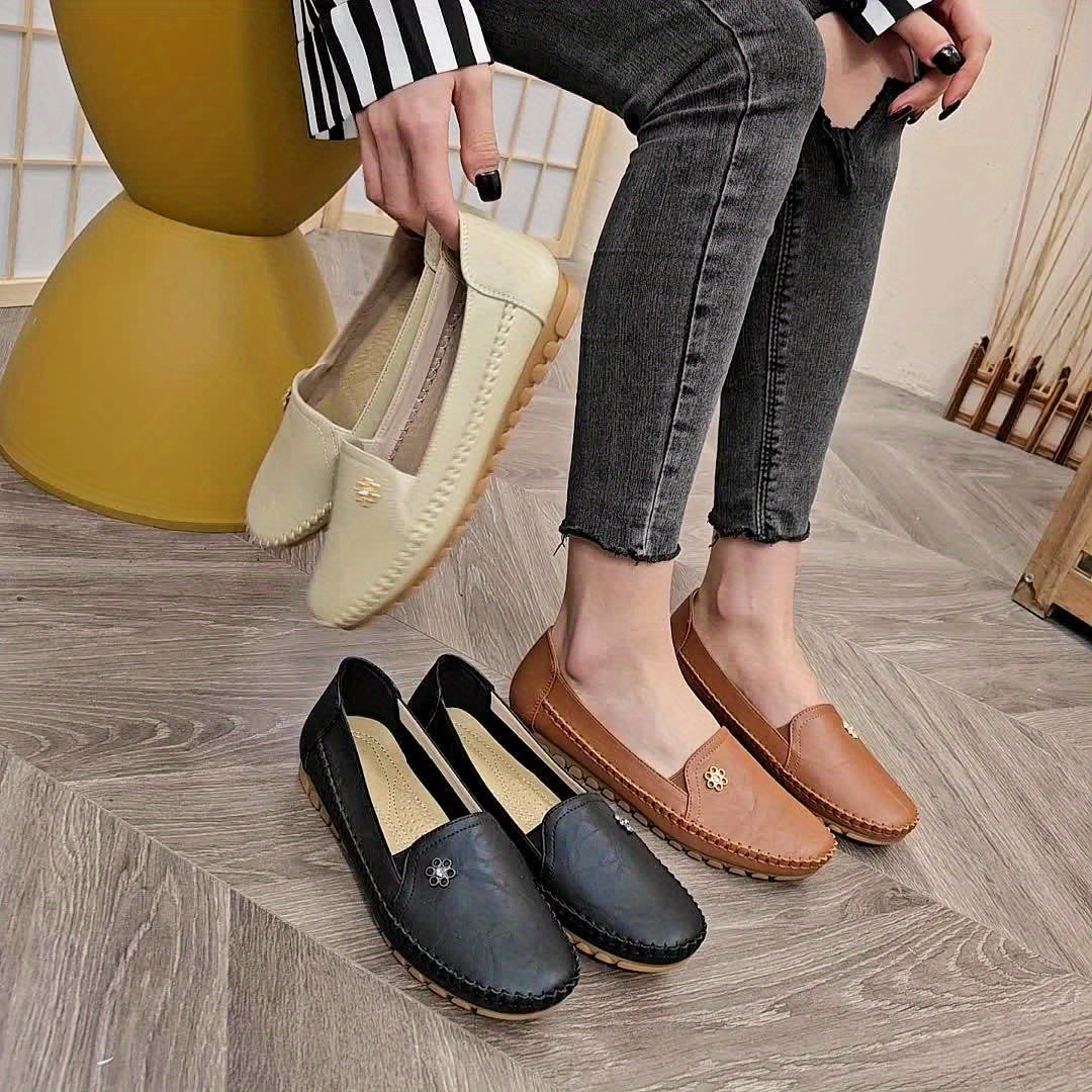 Schwarze Damen Loafers - Lena