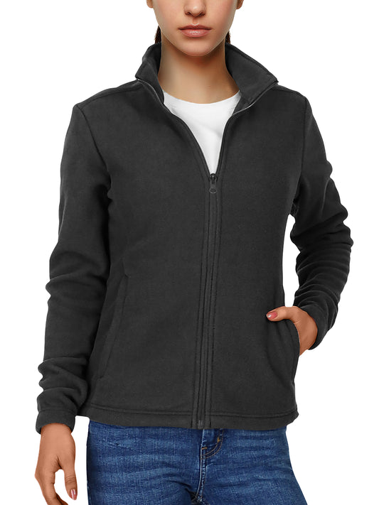 Damen Fleecejacke mit durchgehendem Reißverschluss