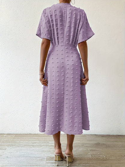 Sommerkleid Lila V-Ausschnitt - Amelie