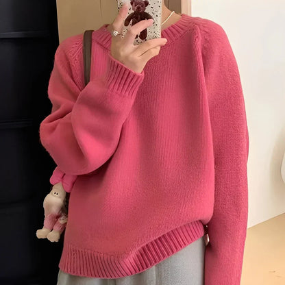 Roxanna schlichter oversize-pullover – damen