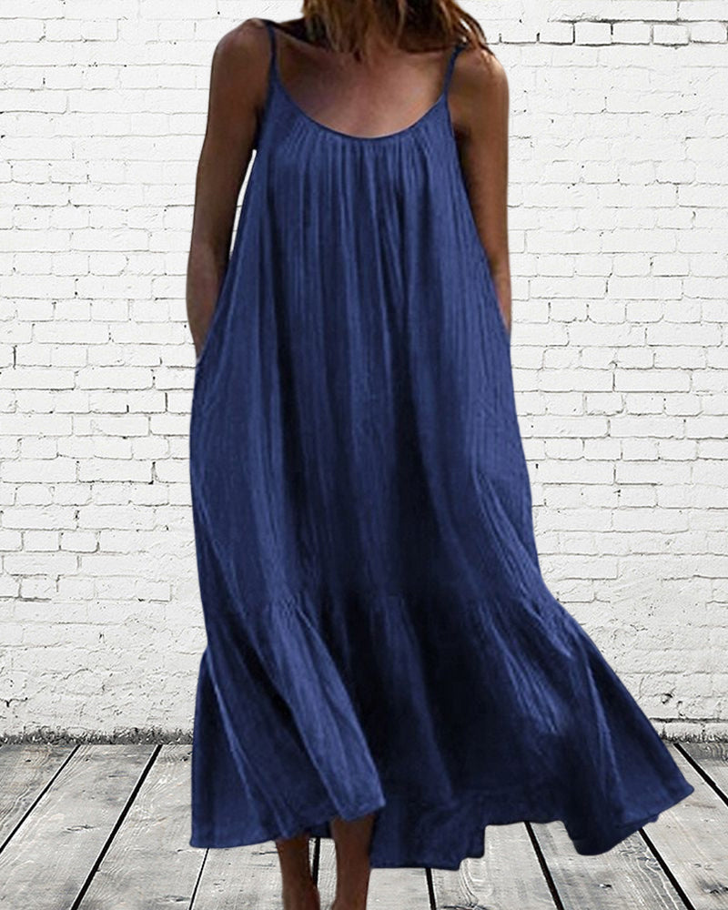 Sophie - weißes sommer-maxikleid