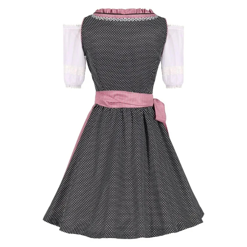 Cadence | Dirndl Kleid mit Rosenakzenten und Schattendruck für Damen