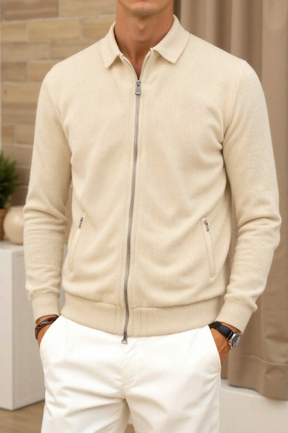 Elegante herrenjacke von Giovanni in beige