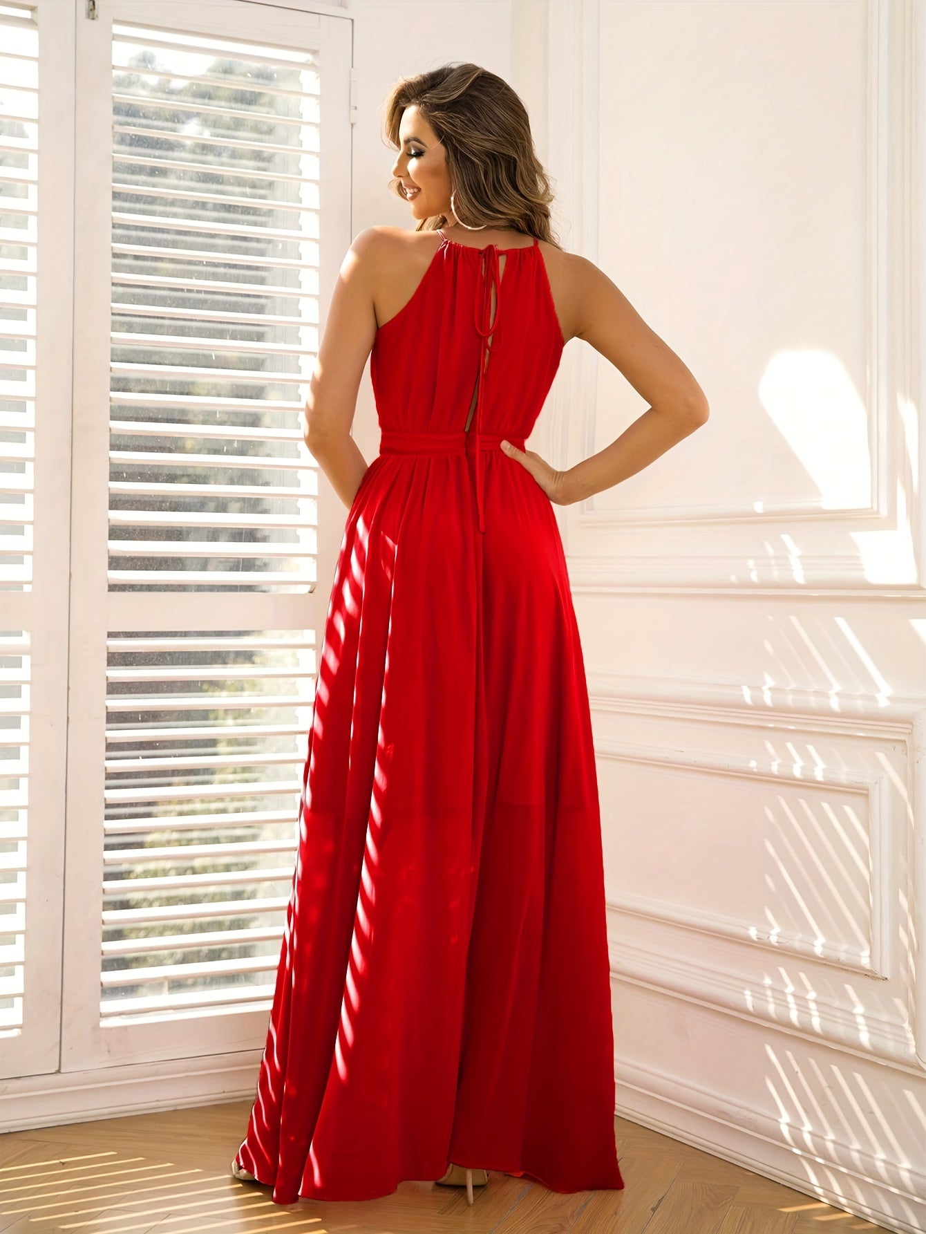 Gelbes sommer maxikleid - sophia