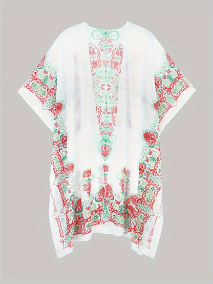 Weißes Boho-Kimono - Clara