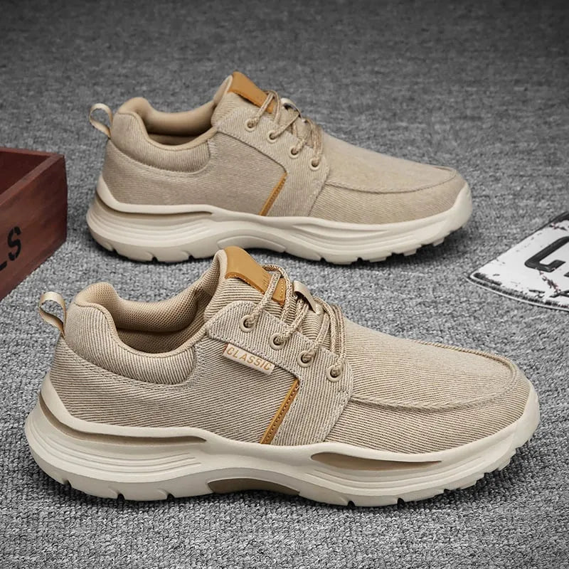 Bequeme Orthopädische Freizeitschuhe Khaki - Theo