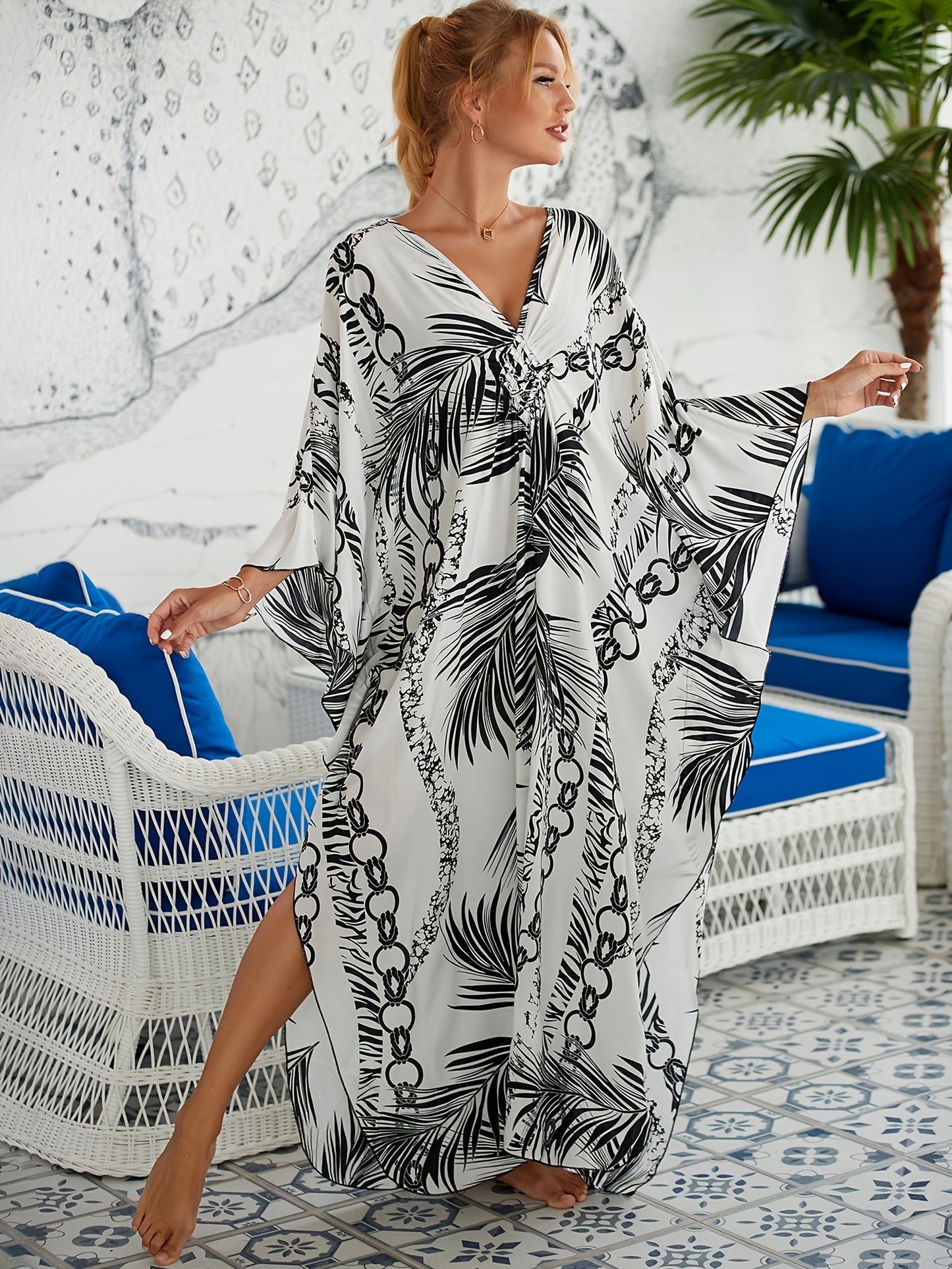 Schwarz-Weißes Kleid - Viviana