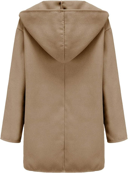 Damen winter-trenchcoat lang – eleganter mantel für kalte tage