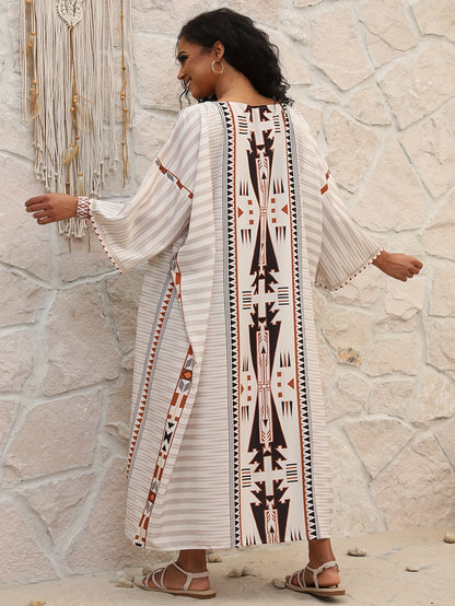 Weißes Boho-Kimono - Leila