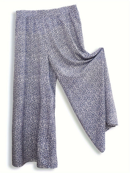 Floral Weites Bein Sommerhose - Julia