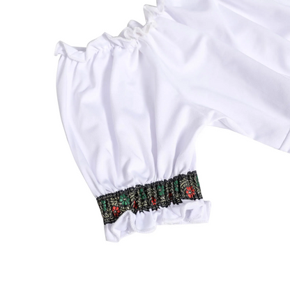 Elektra | dirndl kleid mit stickborten und herzausschnitt für frauen