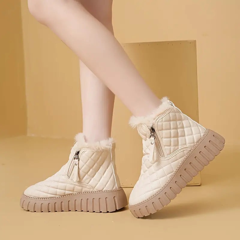 Bottines Lugano Hivernales En Cachemire