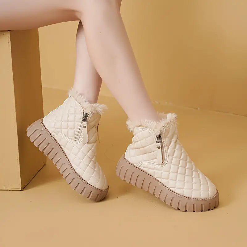 Bottines Lugano Hivernales En Cachemire