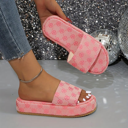 Braune Gemusterte Sandalen - Ella